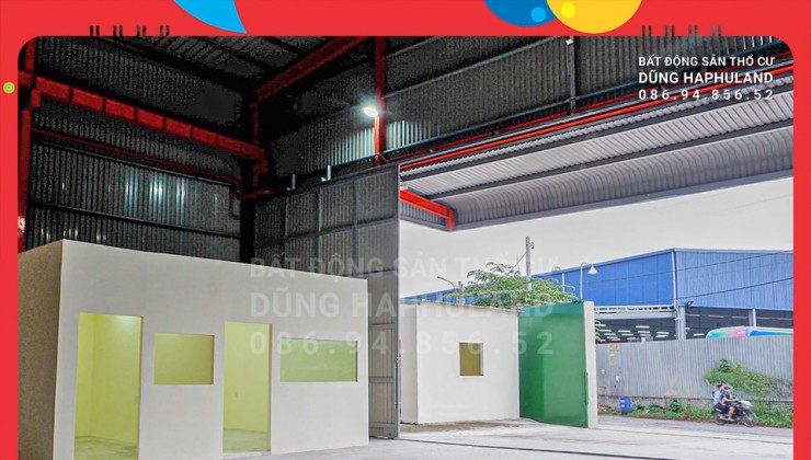 Q12. 1700m2 NHÀ XƯỞNG đường xe Container, gần Quốc Lộ 1A (Xa Lộ Đại Hàn).